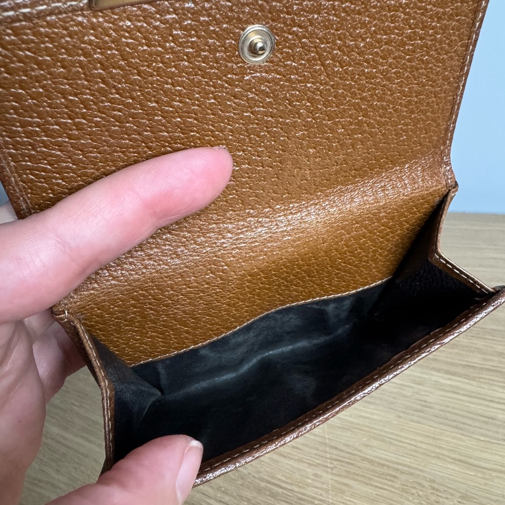 Authentic Gucci Brown monogram bifold wallet - Picture 14 of 16